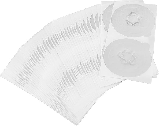 100pcs Coffee Pods Aluminum Foil Lids Reusable Self Adhesive Covers for Pods Tight Sealing Large Refillable Caps with Premium Foil for Home or Office Use