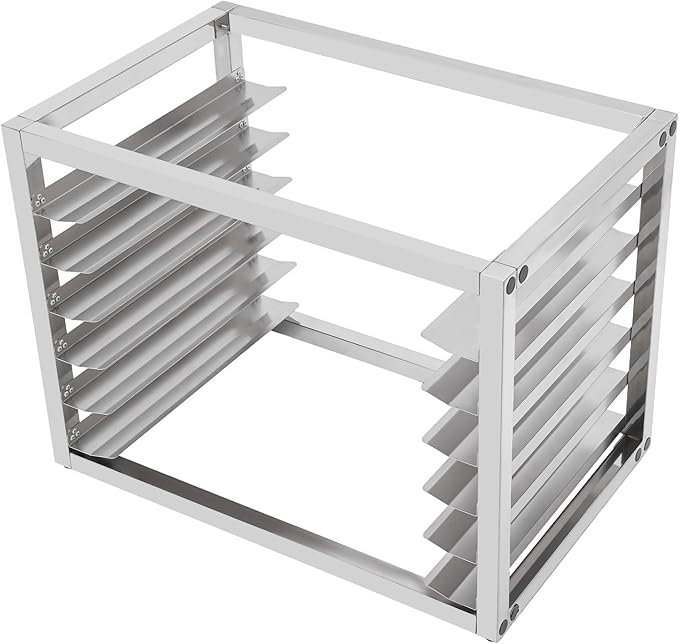 6 Tier Pan Rack Stainless Steel Baking Tray Rack 44.09 lbs Load Bun Pan Sheet Racks Cooling Storage Racks Bread Baking Equipment For Home Restaurant Kitchen 28 L x 18 W x 21 H
