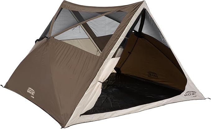 CLAM Quick-Set A-Frame Tent 8 x 8 Ft Portable Outdoor Hiking Camping Shelter Apex