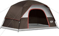 Tents for Camping 6 Person Tent Waterproof Windproof Double Layer Family Camping Tent Easy Setup Dome Tent with Large Mesh Windows &amp Wider Door for Outdoor Camping &amp Hiking