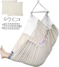 ADVOKAIR Hammock Chair Large 70.9x47.2 32% Bigger XXL Hanging Swing Chair with 500lbs Capacity Heavy Duty Steel Spreader Bar Extra Roomy Comfort for Adult Indoor Outdoor Bedroom Patio