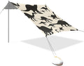 Beach Tent Sun Shelter Dinosaurs Silhouette Lightweight &amp Easy Setup Beach Shade Canopy for Camping Fishing