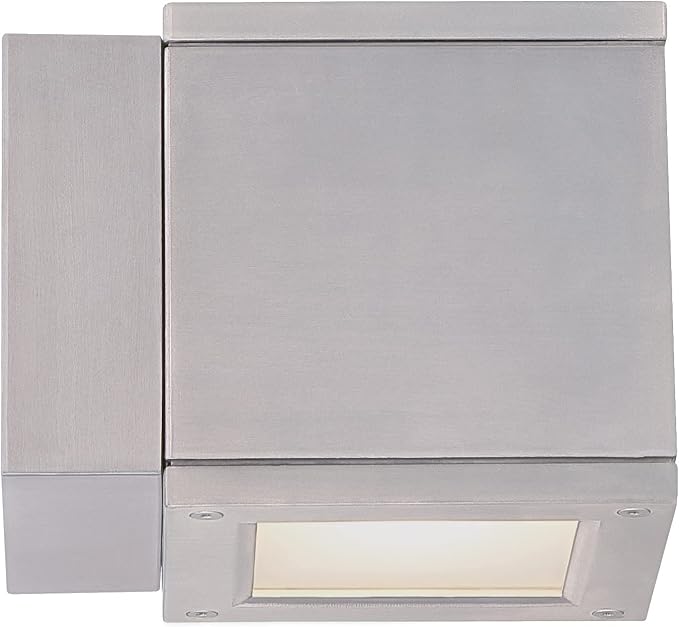 WAC Lighting WS-W2505-GH Rubix LED Outdoor Wall Light Fixture Double Light 3000K Graphite
