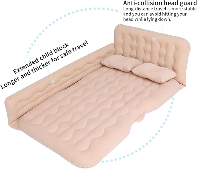 Car Air MattressCamping Air Mattresses for Audi Q5/SQ5 2009 2010 2011 2012 2013 2014 2015 2016 2017 Car Bed Air Mattress with Electric Pump Car Bed for Outdoor and TravelD