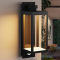 Lustrlach Upgraded Motion Sensor Outdoor Wall Light 15” Porch Light Outdoor Wall Sconce Lantern Exterior Lighting Fixture Wall Mount Outside Light for House Garage Patio Front Door