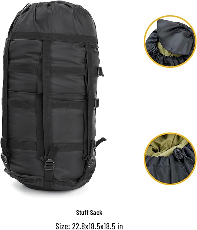MT Army Military Modular Sleeping Bags System Multi Layered with Bivy Cover for All Season Woodland/Multicam