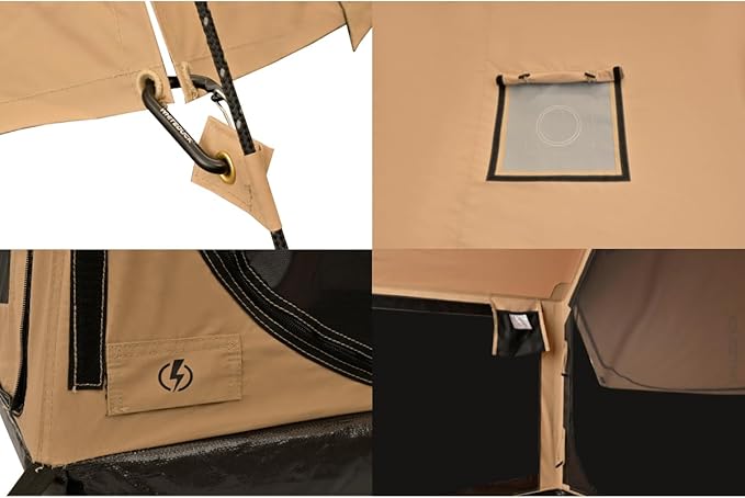 WHITEDUCK Rover Canvas Scout Tent Waterproof 4 Season Luxury Outdoor Camping and Glamping Yurt Tent