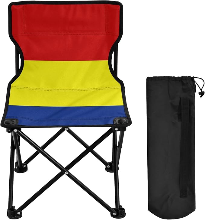 DOMIKING Austronesian Flag Kids' Portable Camping Chairs for Outdoor Lawn Chair with Carry Bag Folding Chair for Camping Hiking Travel