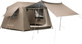BISINNA 4 Person Camping Tent Family Cabin Tents with Full Rainfly Waterproof Large Double Layer Glamping Tent for Car Camping Outdoor Picinic