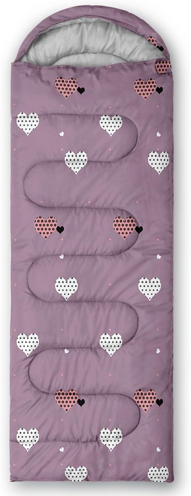 AILONEN Cartoon Camping Sleeping Bag for Boys Girls AdultsLightweight &amp Waterproof3 Season Warm &amp Cold WeatherPortablePrinted Sleeping BagTravelingCampingHiking