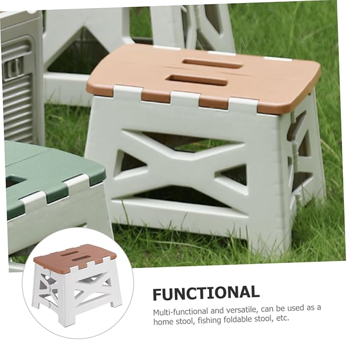 Portable Folding Stool Compact and Lightweight Camping Chair for Outdoor Activities Fishing and Beach Use Made of Material Convenient Carrying Design