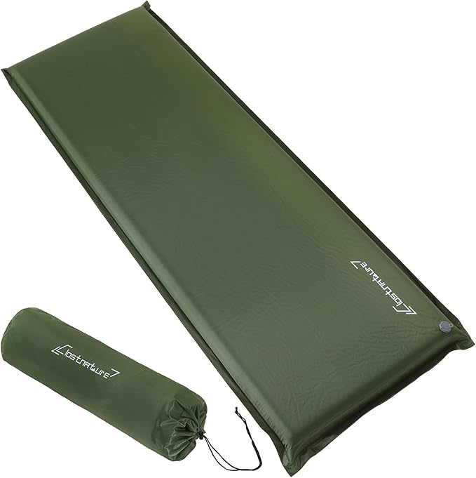 Clostnature Self Inflating Sleeping Pad for Camping - 1.5/2/3 inch Camping Pad Lightweight Inflatable Sleeping Mat for Backpacking Compact Ultralight Foam Air Mattress for Tent Hammock
