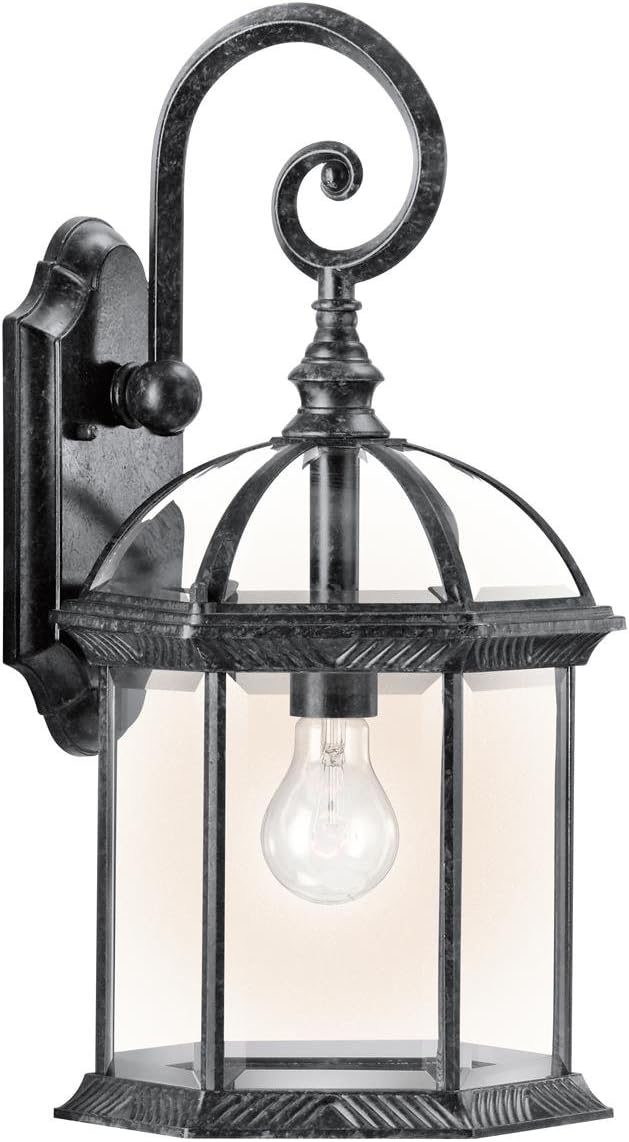 Kichler 49186BK Barrie Outdoor Wall 1-Light Black