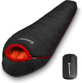 Bessport Mummy Sleeping Bag | 15-45 ℉ Extreme 3-4 Season Sleeping Bag for Adults Cold Weather– Warm and Washable for Hiking Traveling &amp Outdoor Activities