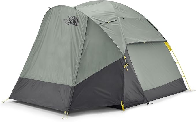 The North Face Tents Wawona 4 Tent - Four-Person Camping Tent Water Repellent Spacious &amp Easy to Set Up Attached Vestibule