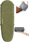 Naturehike Camping Mattress R-Value 5.8/3.5 Camp Bed Adults Camp Cot Folding Beds Sleeping Mat Pad Single Adults Foldable 0.88LB/500G Light Hiking[SGS Certified] (R3.5/Green/Mummy/168*58*7CM)