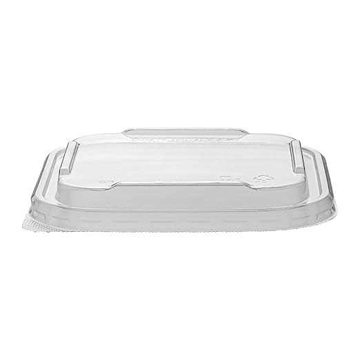 Restaurantware LIDS ONLY: Matsuri Vision 5.4 x 5.4 x 0.7 Inch Lids For Sushi Containers 100 Airtight Lids - Containers Sold Separately No-Fog Design Clear Plastic Lids For Sushi Boxes