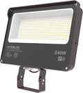 HYPERLITE LED Flood Light 240W 28800LM 5000K Daylight IP65 Waterproof Outdoor Floodlights UL Certified for CourtGardenWarehouse