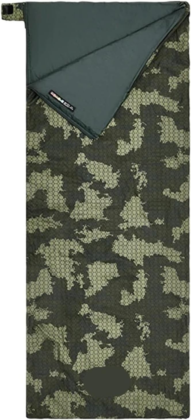 Camouflage Camping Sleeping Bag Waterproof Ultralight Splicable Double Large Quilt 3 Season Hiking Sleeping Bags