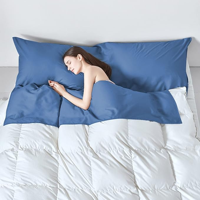 Travel and Camping Sheets Sleeping Bag LinerLightweight Travel Sheets for Hotel Portable Hotel Sleeping Bag Sack for AdultsPremium Soft Hotel Sleep Sheet for Traveling Hostels Picnic