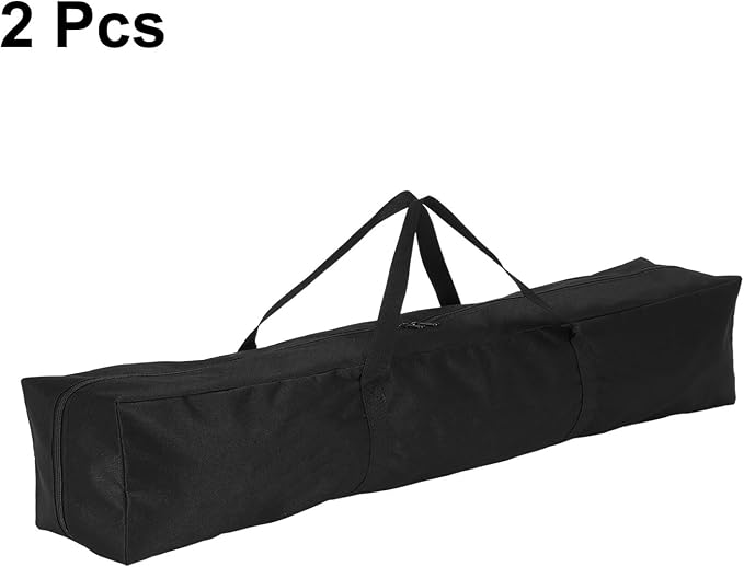 HARFINGTON 2pcs Camping Chair Replacement Bag 33.1 x 5.9 Folding Chair Carry Bag Oxford Cloth Storage Tent Bag with Handle Strap for Travel Outdoor Camping Sports Black