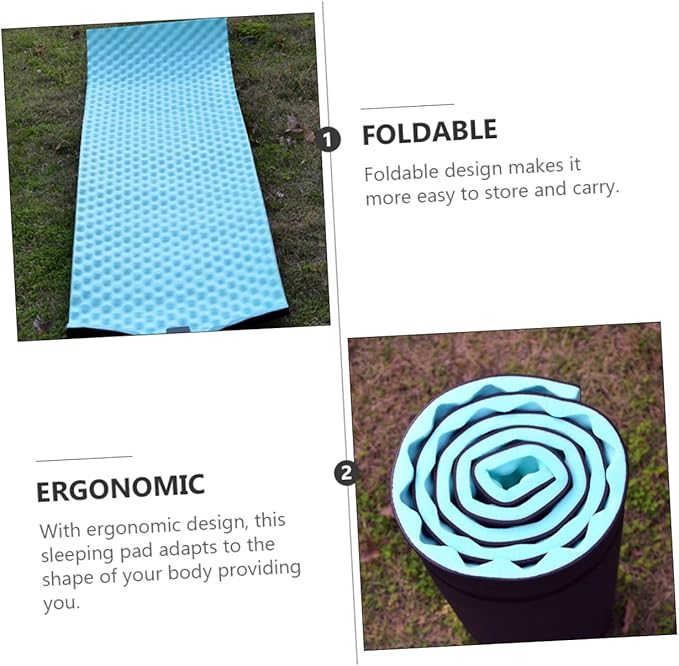 POPETPOP Outdoor Camping Mat Moisture Blanket for Hiking Picnics and Travel Lightweight Durable Design for Easy Carrying and Storage for Outdoor