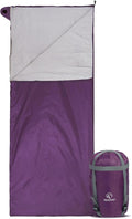 REDCAMP Ultra Lightweight Sleeping Bag for Backpacking Hiking Comfort for Adults Warm Weather with Compression Sack