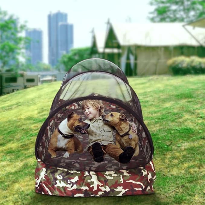 Mosquito TentFolding Netting Bed TentPortable Mosquito Netting with BottomCamping Tent Fine Mesh Mosquito Net for Adults Kids Travel Camping Backyards Canopy Outdoor (Black Net 1 Person)