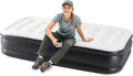 Simple Deluxe Camping Air Mattress with Built-in Electric High-Speed Pump Blow Up Inflatable Airbed with Carrying Bag for Home Guests &amp Travel Waterproof Foldable Portable