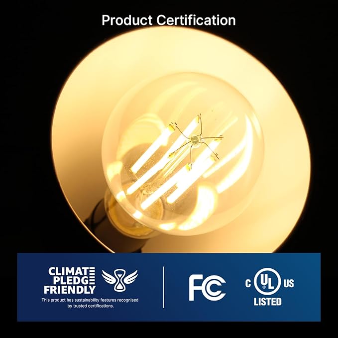 FLSNT 150W Equivalent Dimmable A23 LED Light Bulbs 2650Lumens Efficient 18W 3000K Warm White E26 Base 8 Pack