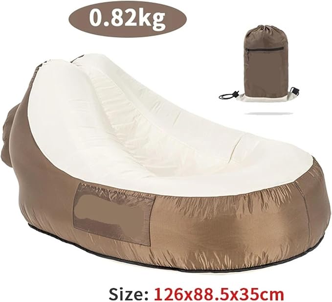 Camping Ultra Light Air Lazy Inflatable Sofa Bed Fast Inflatable Polyester Waterproof Portable Outdoor Air Bed