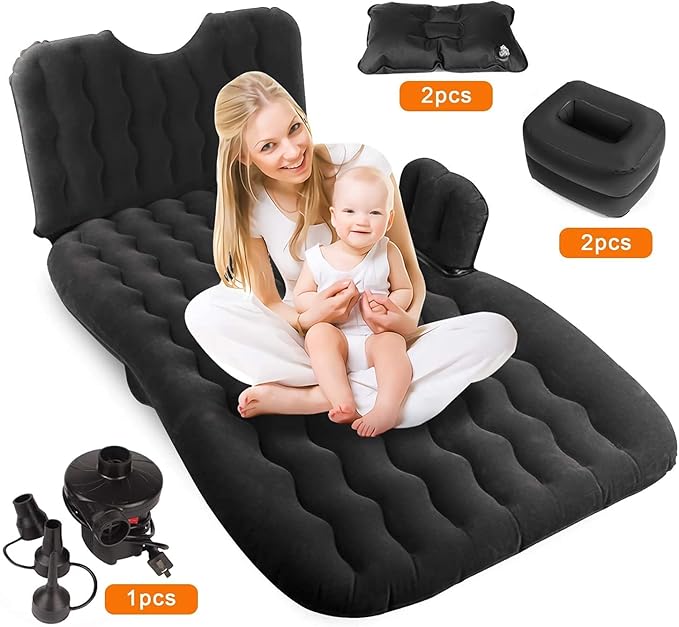 FBSPORT Inflatable Air Mattress 184cm x 85cm x 15cm Great for Camping Travel Adventures