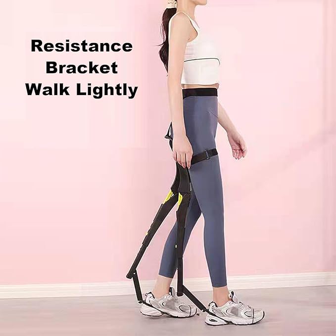 Wearable Portable Seat Lightweight Chair Exoskeleton Chair Wearable Portable Seat with Storage Bag Invisible Seat Leg Brace Stool for Take the Subway