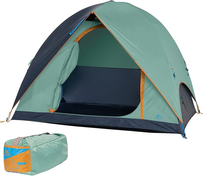 Kelty Tallboy Family Car Camping Tent 4 or 6 Person Freestanding Shelter Large Capacity Stuff Sack Included. 2022