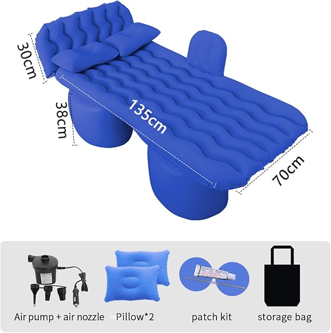 Car Air MattressCamping Air Mattresses for Subaru Ascent/BRZ/Chiffon/Crosstrek/Forester/Impreza Car Bed Air Mattress with Electric Pump Car Bed for Outdoor and TravelD