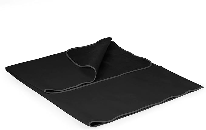 PICNIC TIME Outdoor Picnic Blanket Tote 59x51 Foldable Beach &amp Camping Blanket with Soft Fleece Water-Resistant Bottom Adjustable Strap &amp Zippered Pocket (Black with Black Exterior)