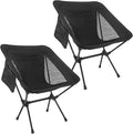 NewDoar 2 Pac Camping Chairs 2 Pack Collapsible Portable Compact Chair with Carrying Bag Lightweight Small Folding Chair for Hiking &amp Beach &amp Fishing Lawn Concert