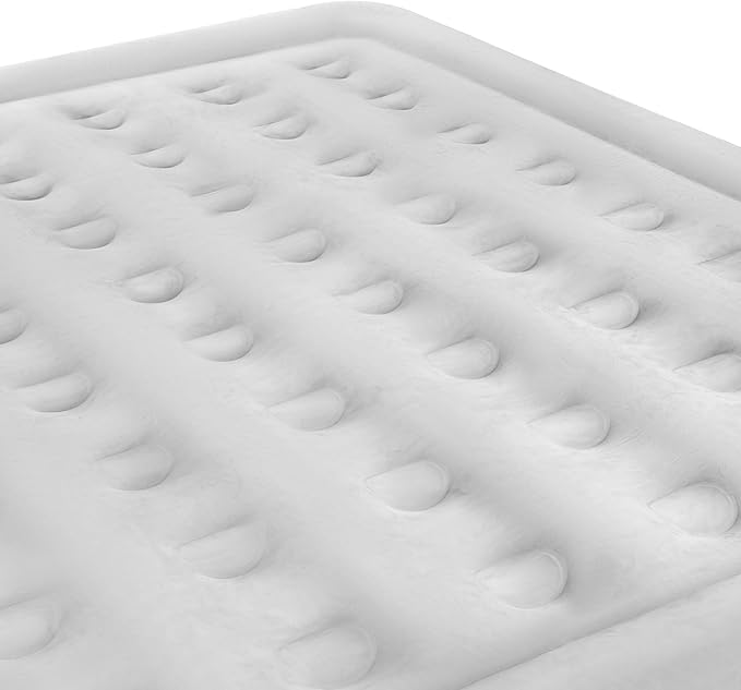 SoundAsleep Products Dream Series Luxury Air Mattress ComfortCoil Technology Built-in High Capacity Pump for Home Camping- Double Height Adjustable Inflatable Blow Up Portable - King Size