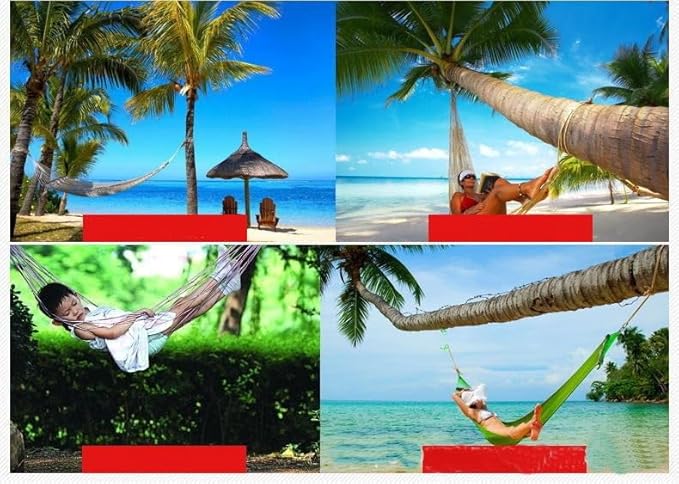 Luming Hammocks Polyester Fiber Solid Suitable for Beaches Swimming Pools Hammock Mountain Climbing Hiking