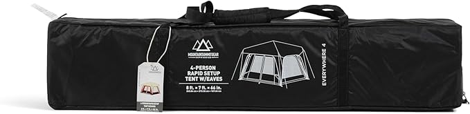 Rapid Series Quick Setup Camping Tent Integrated Steel Frame Family Tent Made with Waterproof 150d Fabric and 190d Fabric Rain Fly for Family Outdoor Camping