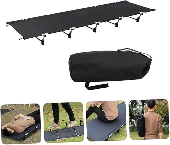 HANABASS Portable Camping Bed Lightweight Guest Bed for Outdoor Adventures Easy Storage and Comfortable Use