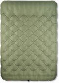 Kelty Kush Queen Air Bed W/Battery-Powered Pump PVC-Free Queen Air Mattress Comfy and Plush 6-inch Pad Carry Bag Included - Indoor/Outdoor Camping Air Bed