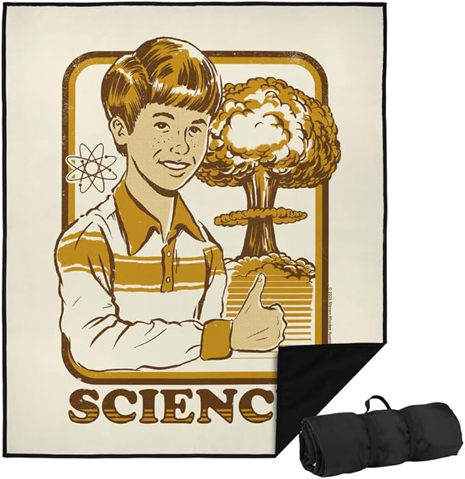 LOGOVISION Steven Rhodes Science Outdoor Blanket for Picnic Beach Camping Park Tailgate 50x60