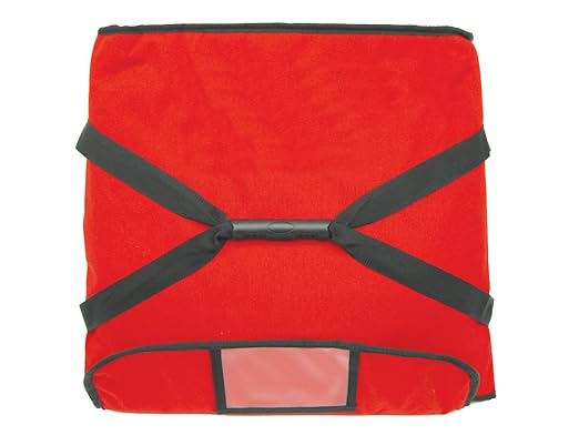 Heated Pizza Delivery System 16 2-Pie Bag Red