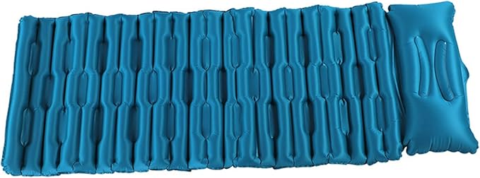 Inflatable Mattress Portable Lightweight Mouthpiece Type Fast Inflation Moisture-Proof Inflatable Air Cushion Suitable for Outdoor Camping Camping Family