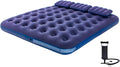 DIMAR GARDEN King Size Camping Air Mattress Inflatable Bed with PillowInclude Hand Pump