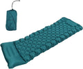 Camping Mattress with Fast Inflation Nylon Material Curved Pillow for Neck Support Portable and Includes Storage Bag and Patch Stickers