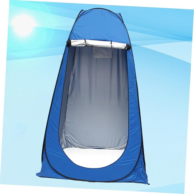 YARNOW 1Pc Portable Outdoor Changing Tent for Fishing Camping Beach Use Automatic Setup Movable Privacy Room Design Blue Multi Purpose Tent for Easy Storage