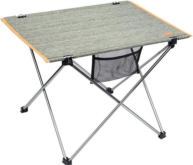 Portable Camping Table Lightweight Folding Table with Cup Holders and Carrying Bag Aluminum Picnic Table Suitable for Camping Picnic Outdoor BBQ