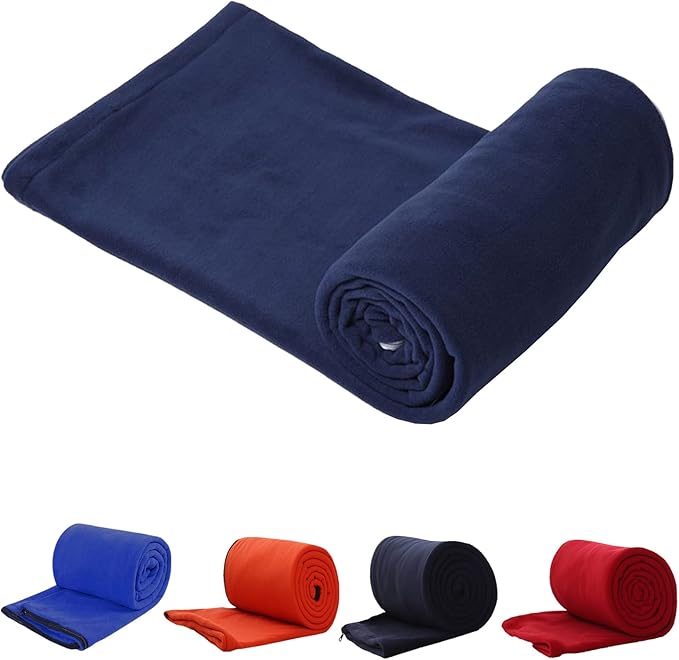 Fleece Sleeping Bag Liner Camping Sleep Sack Travel Sheet with Zipper